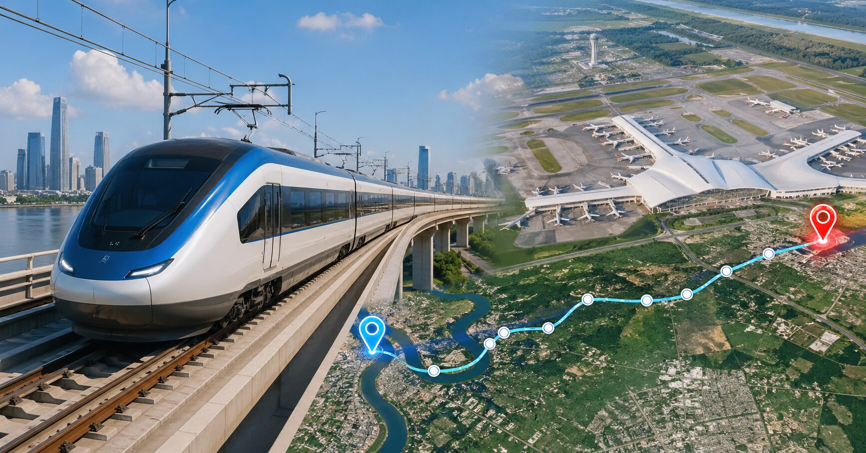 vị trí 20 nhà ga Thủ Thiêm Long Thành